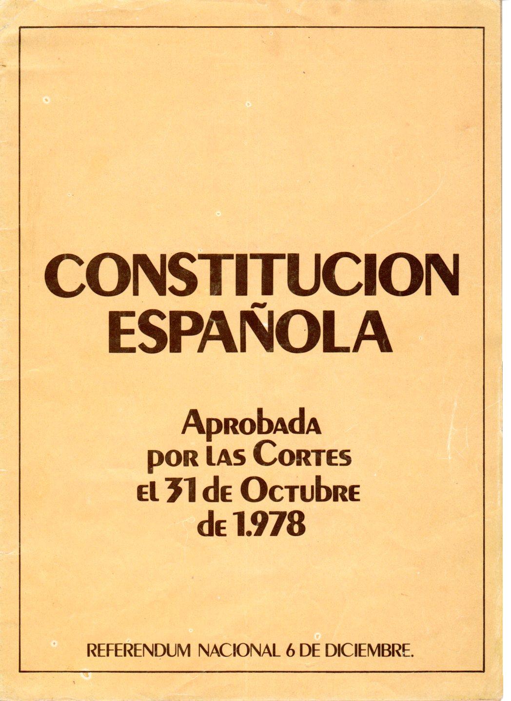 Texto consolidado Constitución Española 1978